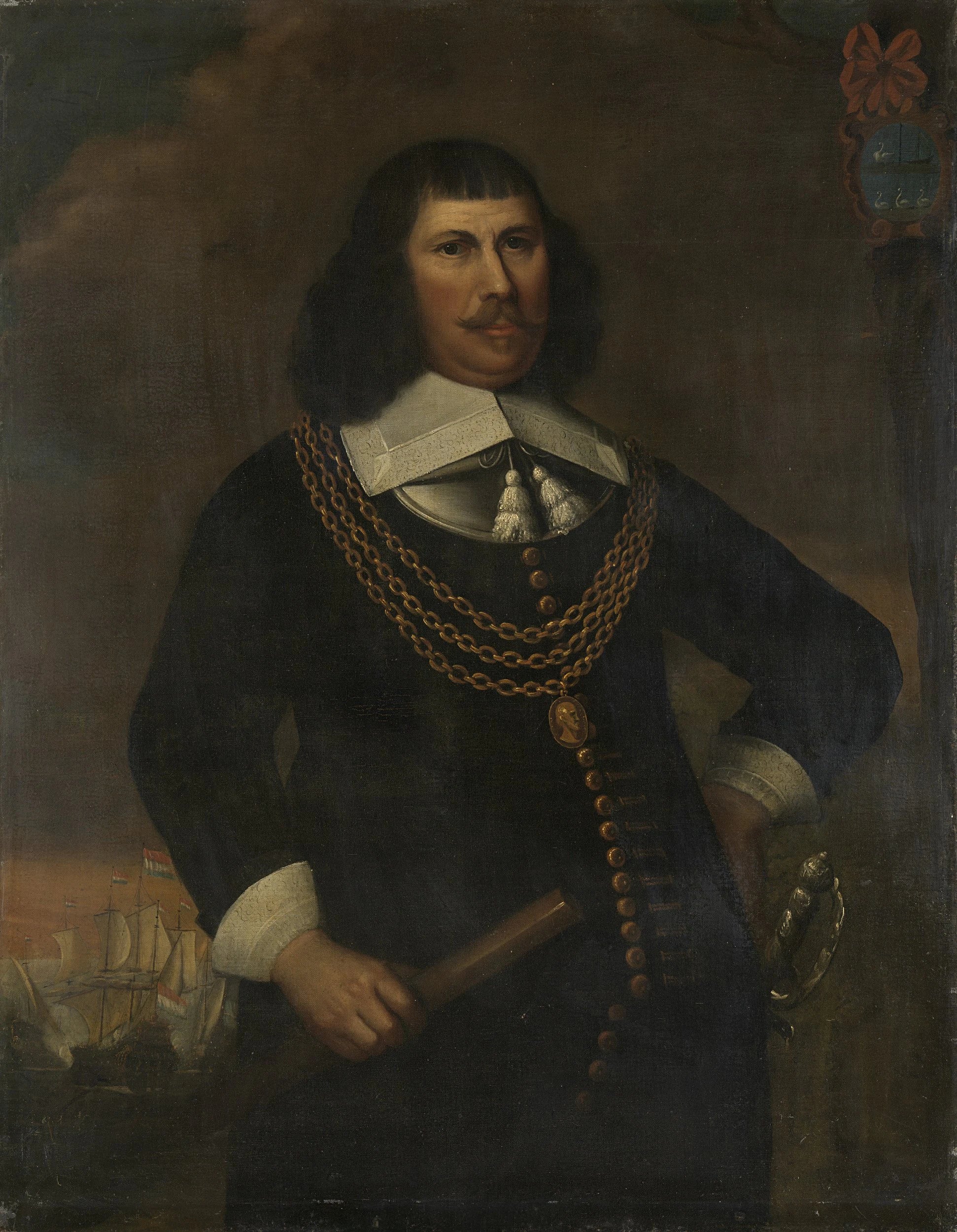Pieter Florisse (vers 1605-58), vice-amiral du Noorderkwartier - Abraham Liedts