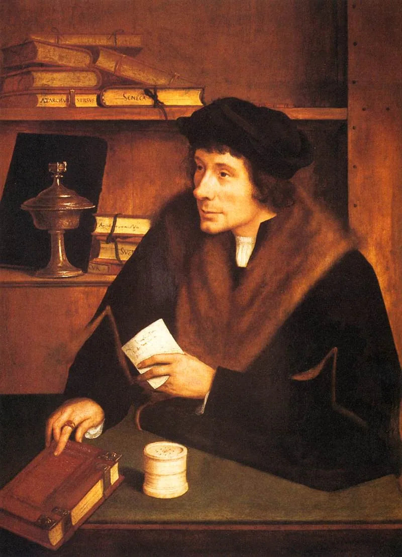 Pieter Gillis - Quentin Metsys image 1 reproduction d’œuvre d’art à l’huile