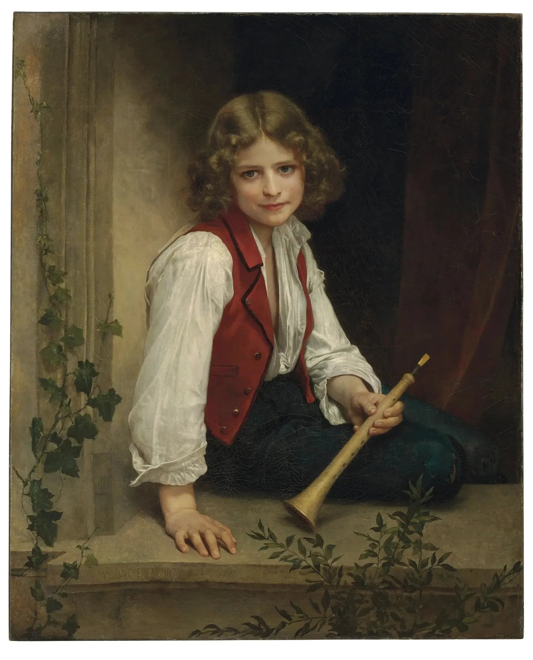 Pifferaro - Bouguereau image 1 tableau peint à l’huile sur toile