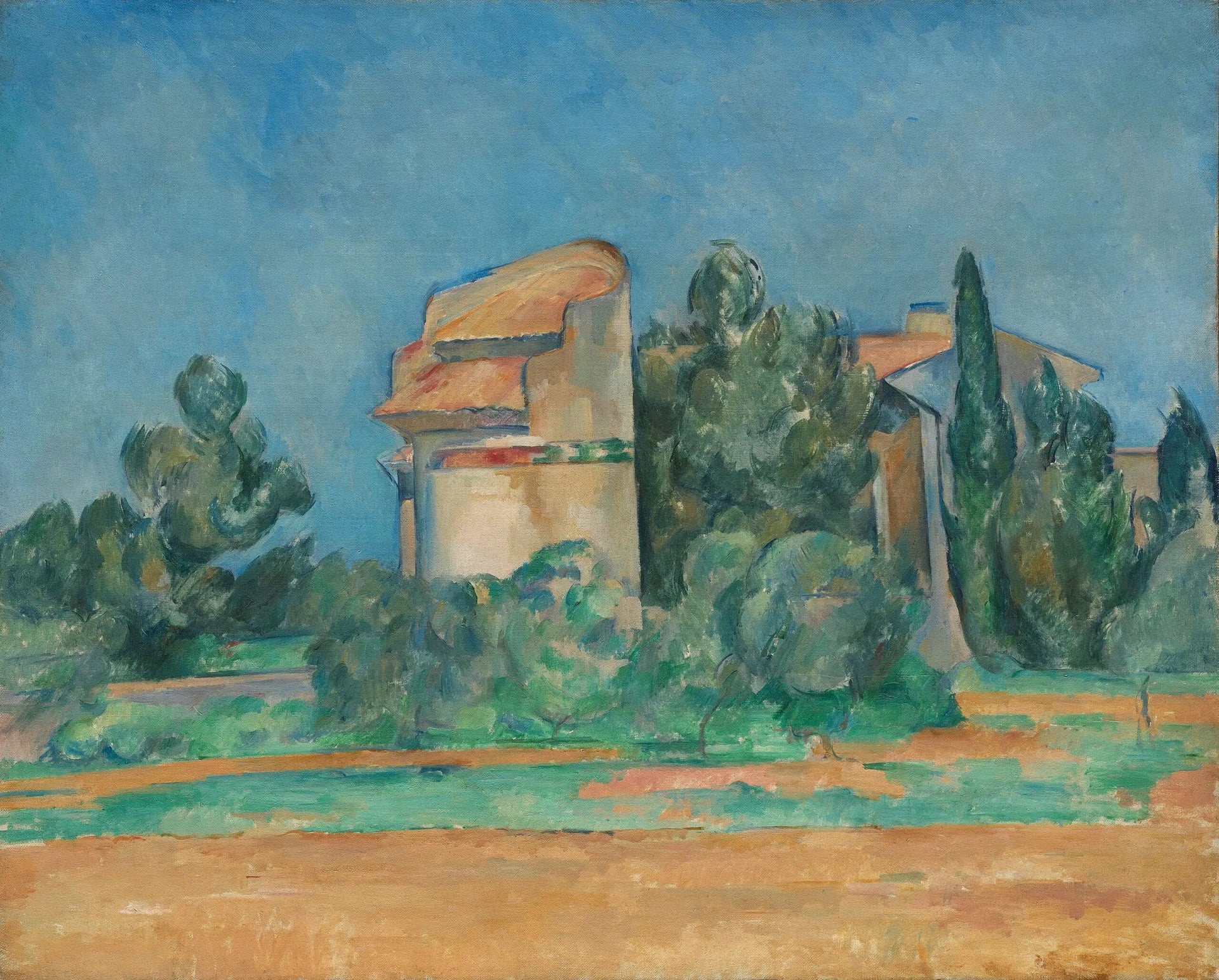 Pigeonnier de Bellevue - Paul Cézanne image 1 reproduction artisanale de tableau