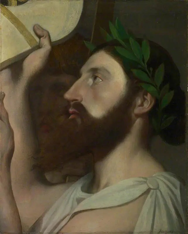 Pindare offrant sa lyre à Homère - Jean-Auguste-Dominique Ingres
