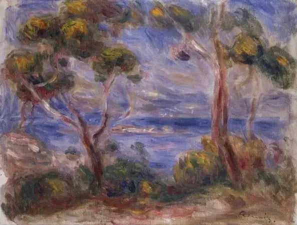 Pins à Cagnes - Pierre-Auguste Renoir image 1 copie de tableau peinte à la main