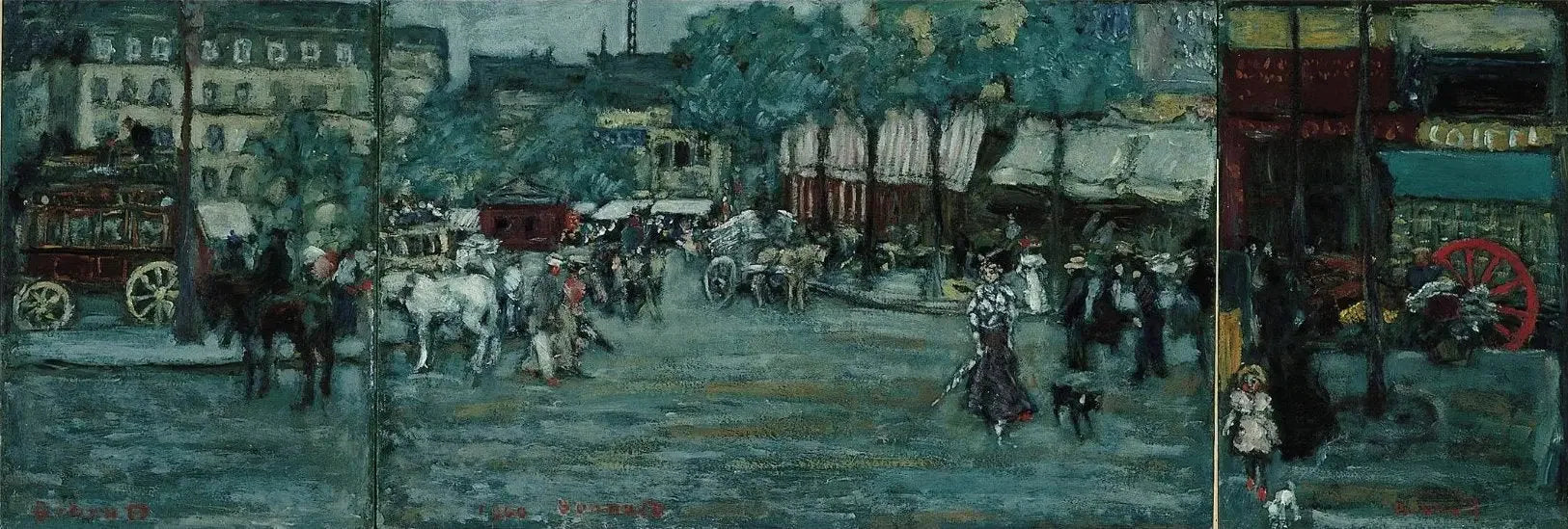 Place Clichy - Pierre Bonnard image 1 copie de tableau peinte à la main