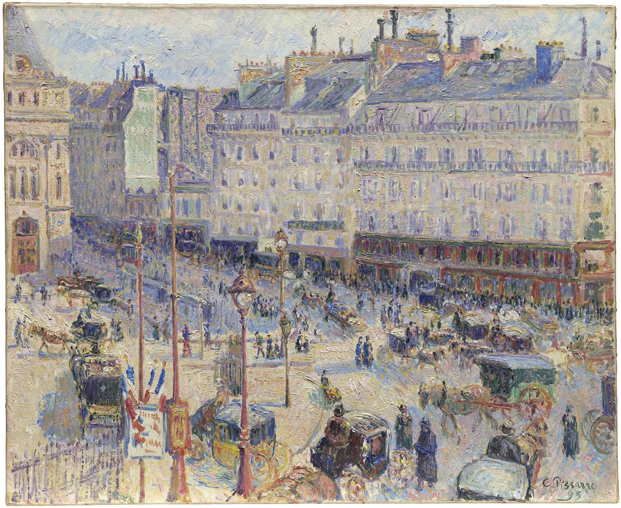 Place du Havre, Paris - Camille Pissarro