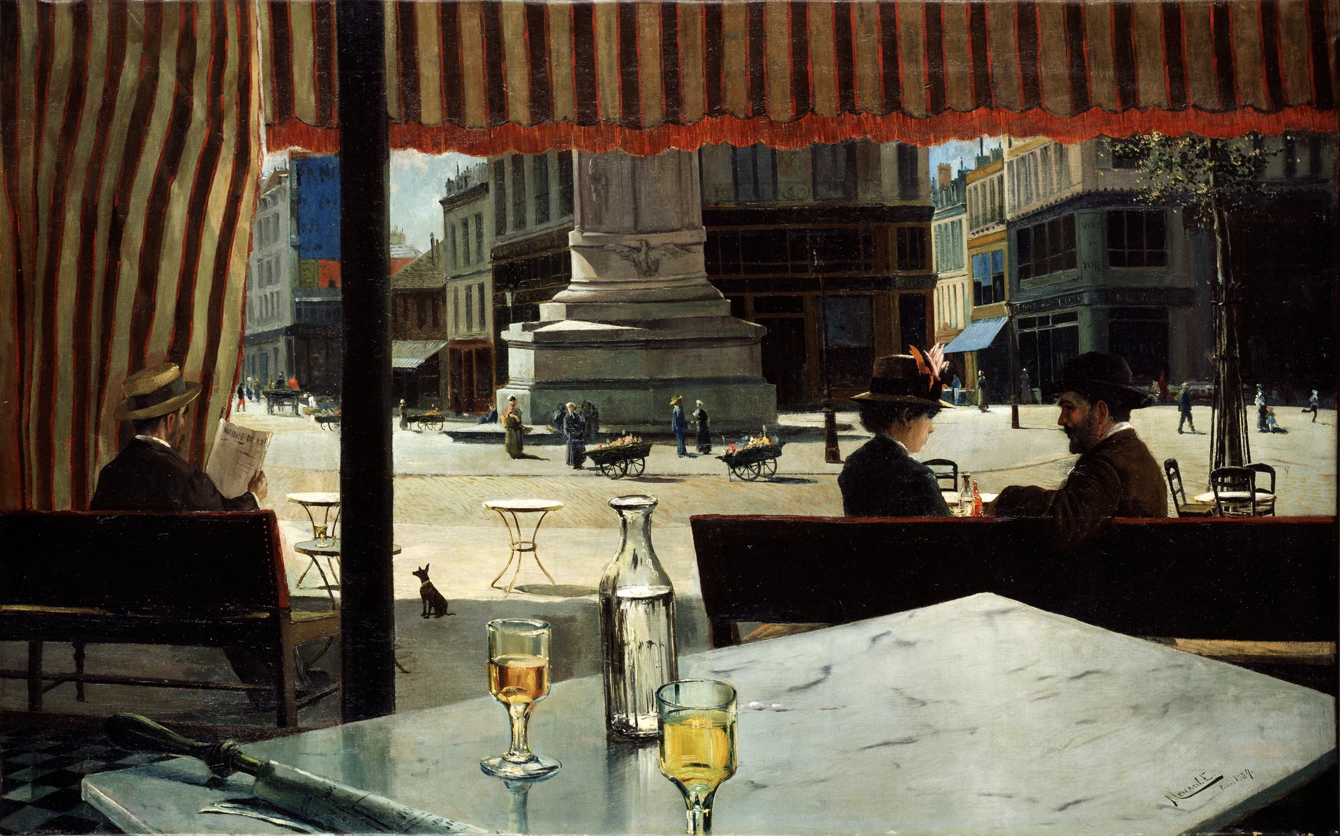 Une place à Paris - Eliseo Meifrén