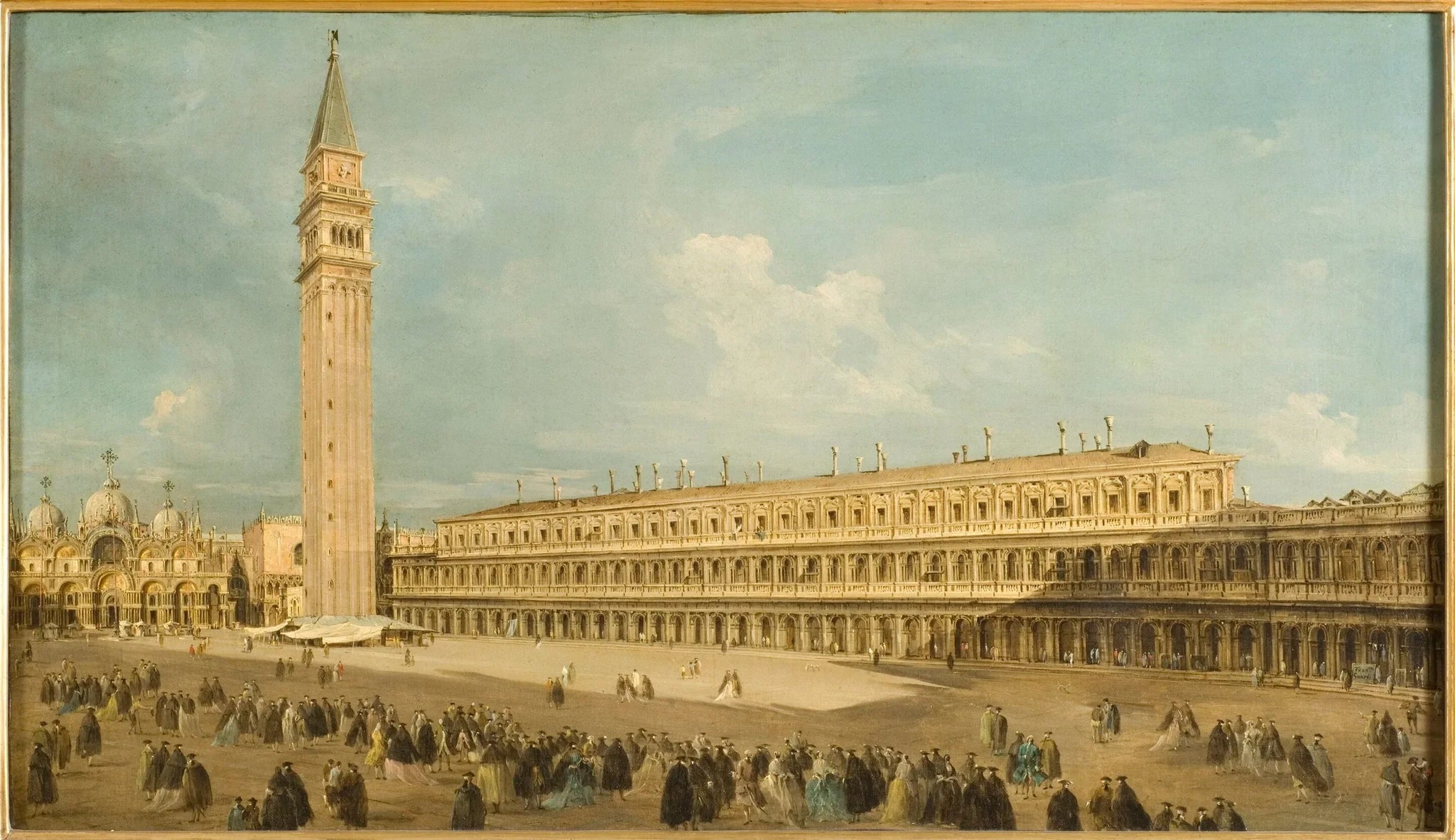 Place Saint-Marc à Venise - Francesco Guardi image 1 reproduction réalisée par Alpha Reproduction
