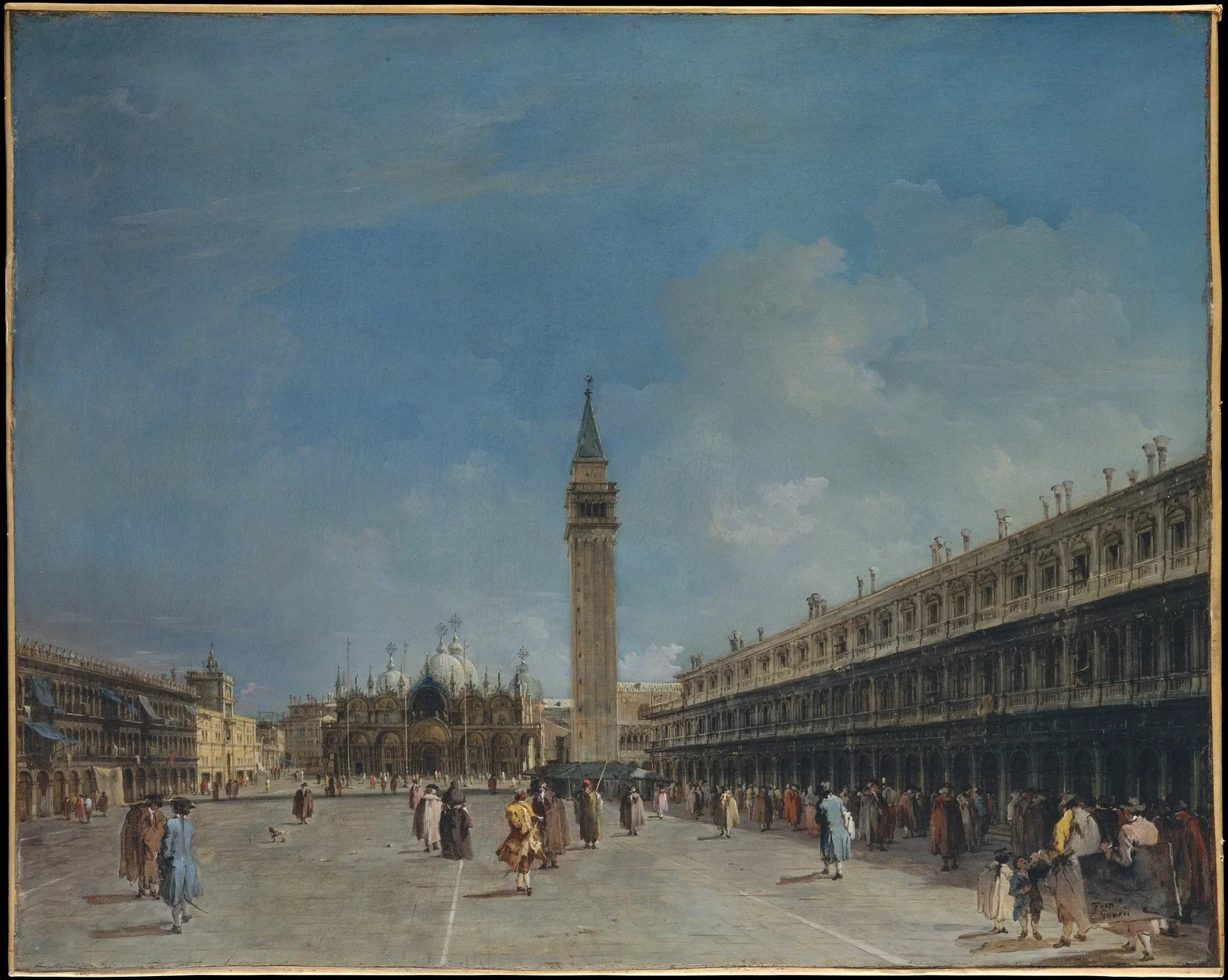 Place Saint-Marc - Francesco Guardi image 1 tableau peint à l’huile sur toile