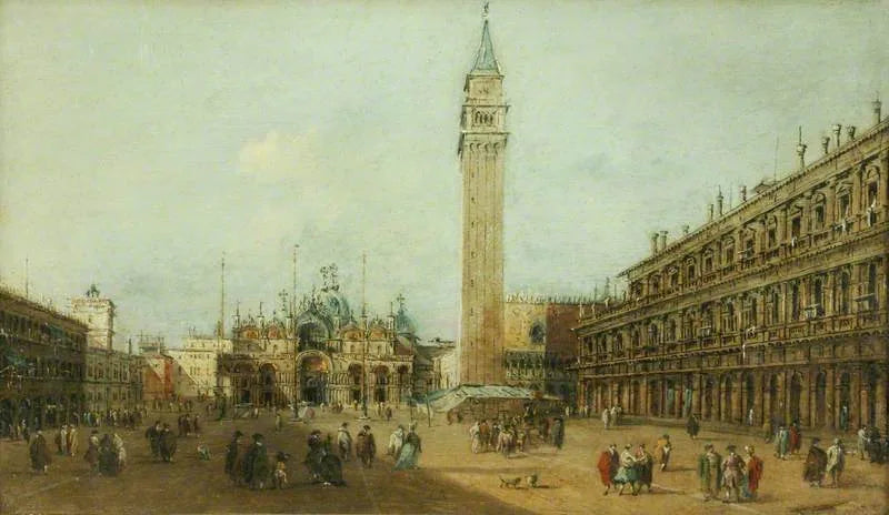 Place Saint-Marc, Venise - Francesco Guardi image 1 copie de tableau peinte à la main