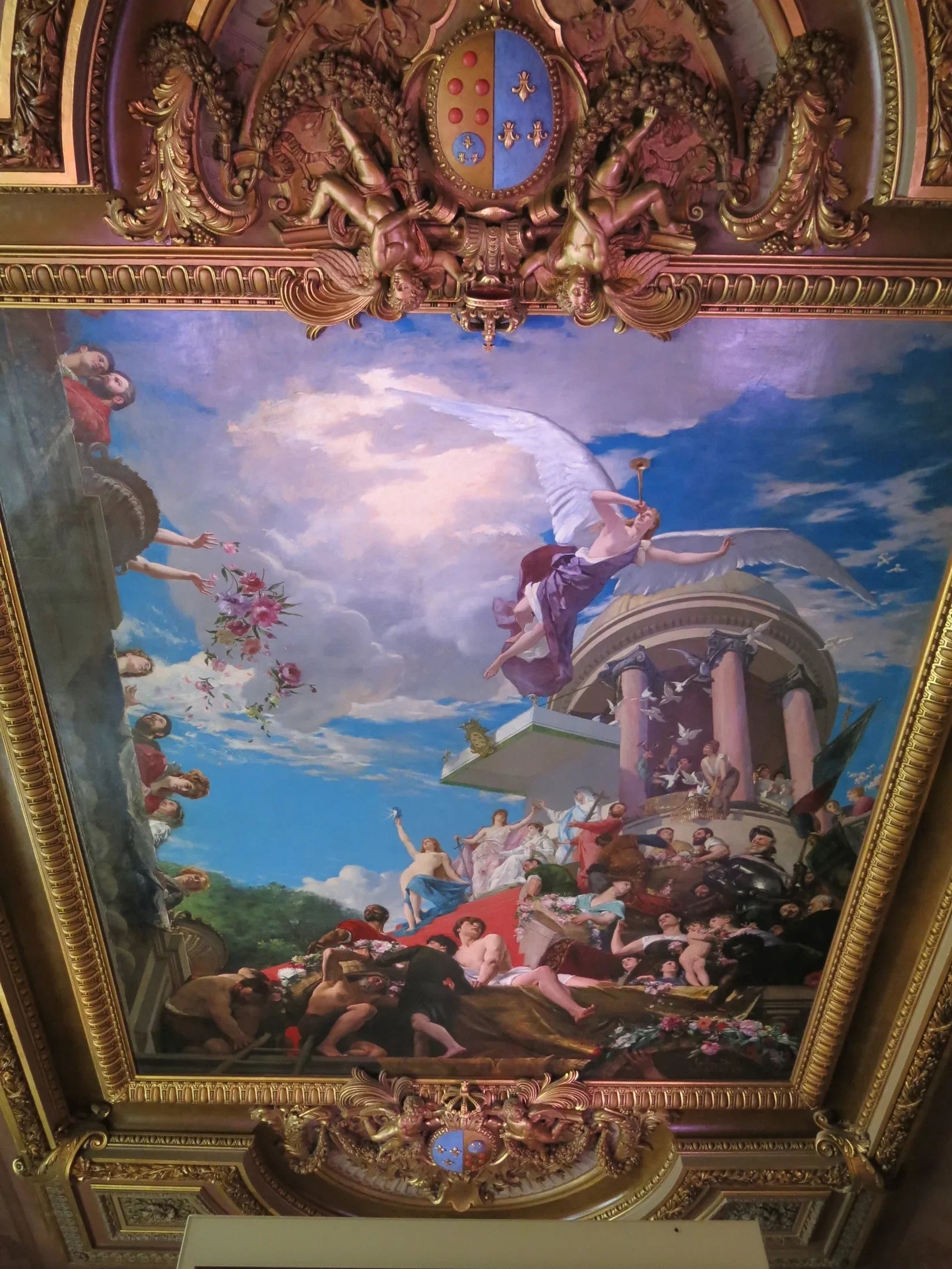 Plafond : Gloria Mariae Medicis - Carolus-Duran image 1 copie de tableau peinte à la main