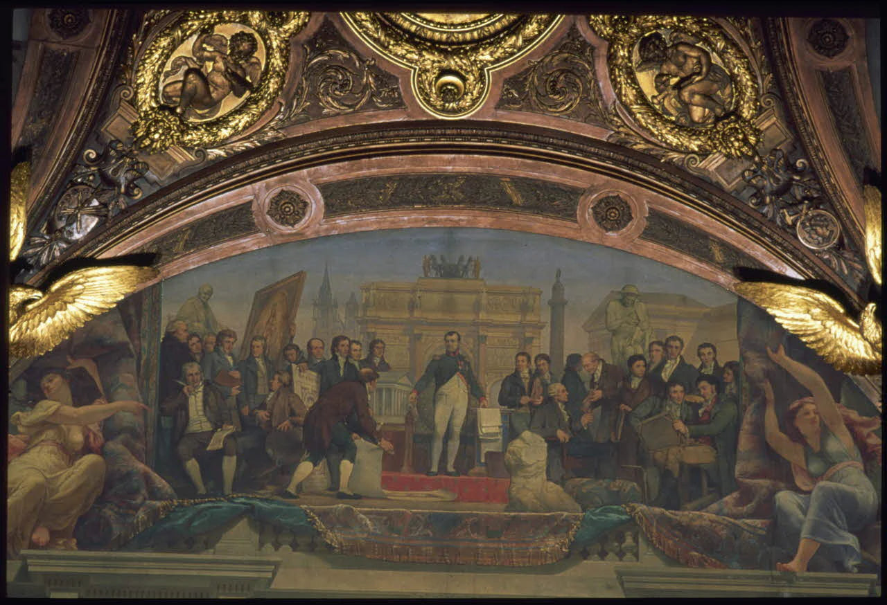 Plafond : Napoléon Ier, l'art moderne - Charles-Louis Müller