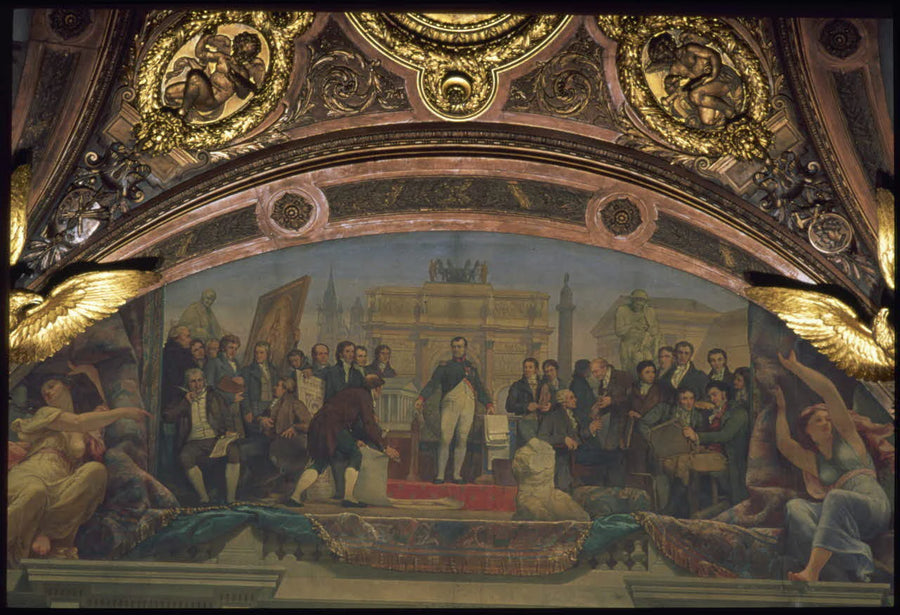 Plafond : Napoléon Ier, l'art moderne - Charles-Louis Müller