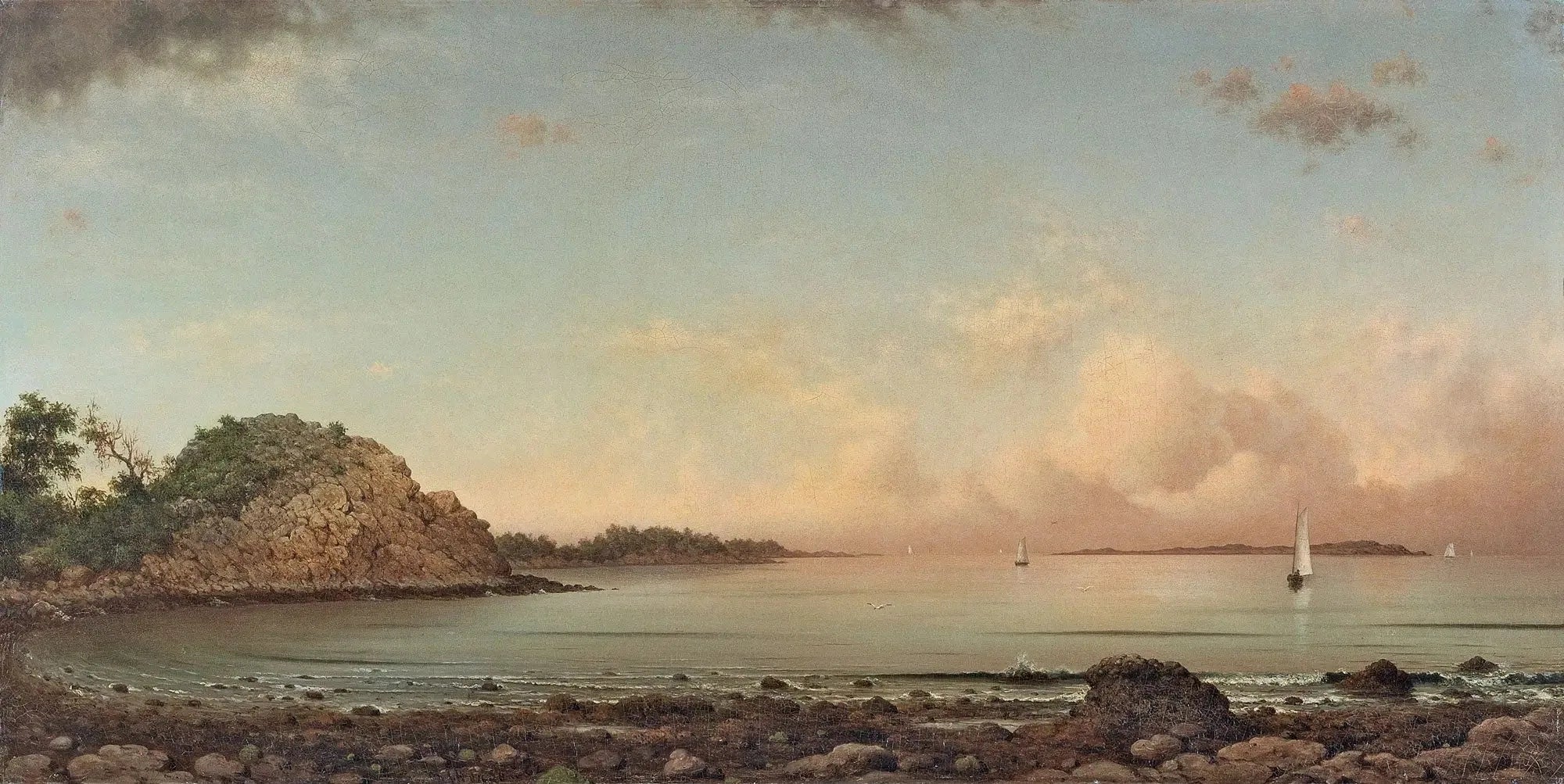 Plage chantante, Manchester - Martin Johnson Heade image 1 reproduction de peinture à l’huile