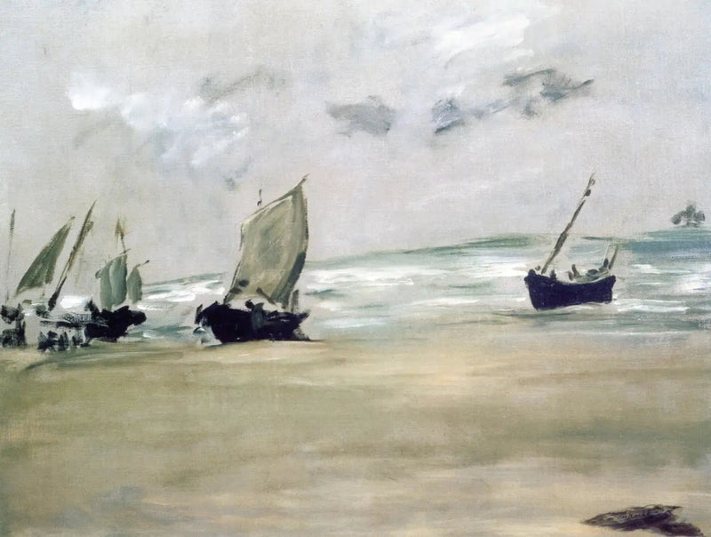 Plage de Berck-sur-mer à basse marée - Édouard Manet