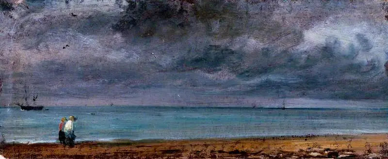Plage de Brighton - John Constable image 1 copie peinte à la main à l’huile