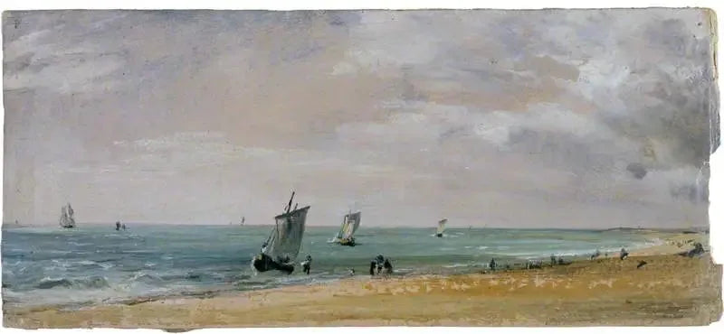 Plage de Brighton - John Constable image 1 reproduction artisanale de tableau