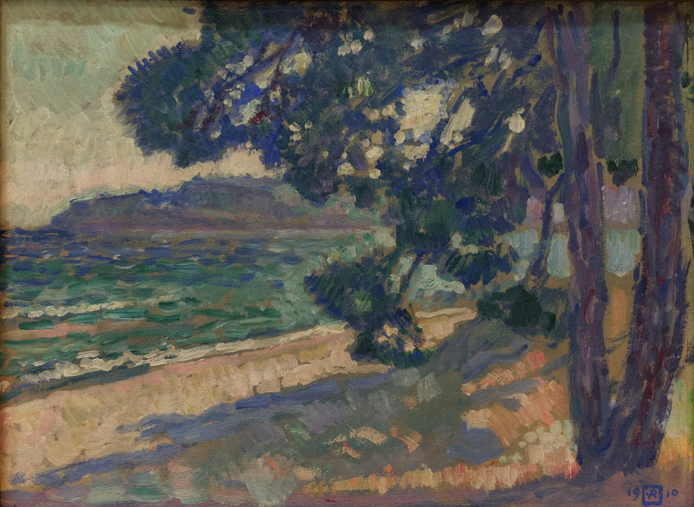 Plage de Cavalaire - Théo van Rysselberghe - Alpha Reproduction