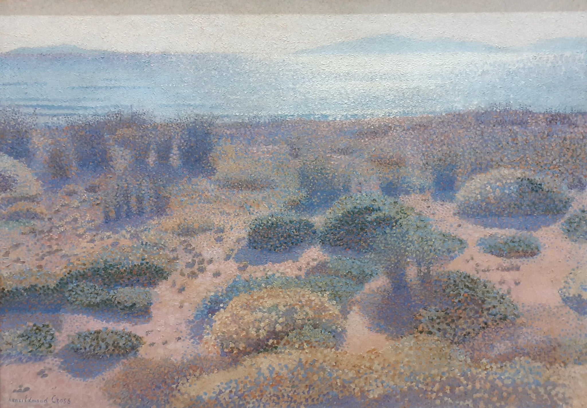 Plage de la Vignasse, les Îles d'Or - Henri-Edmond Cross image 1 copie de tableau peinte à la main