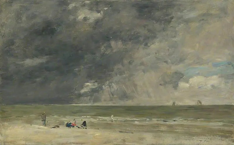 Plage de Trouville - Eugène Boudin