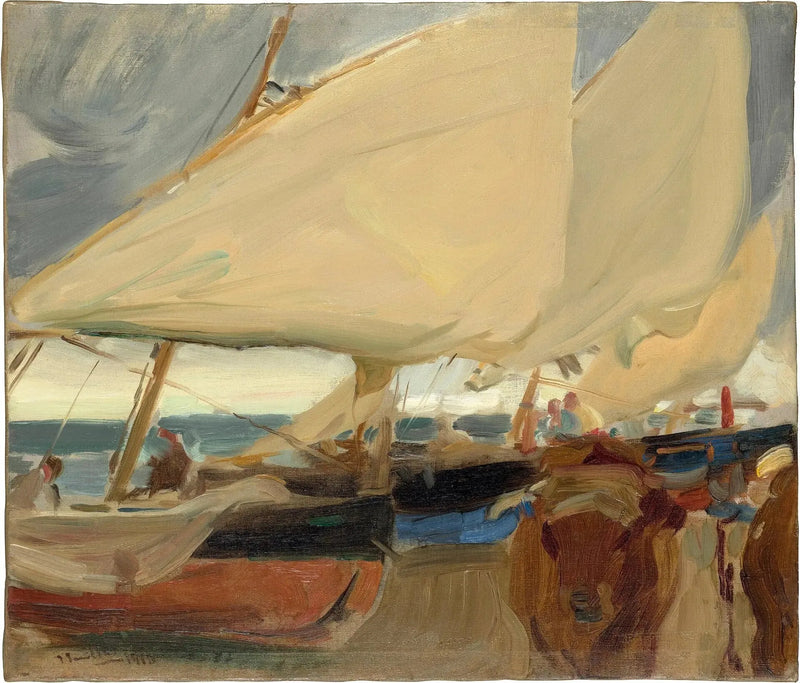Plage de Valence - Joaquín Sorolla