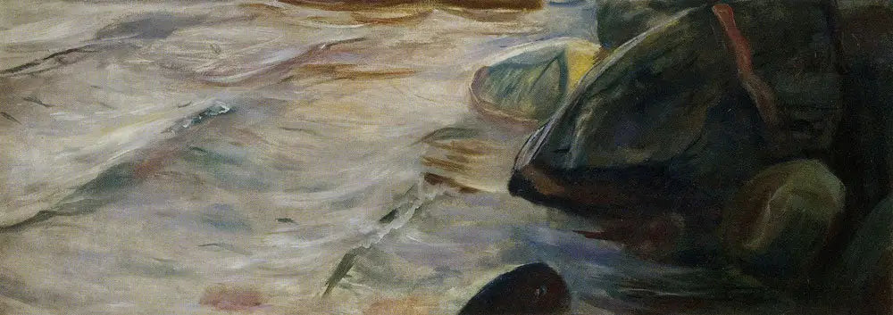 Plage - Edvard Munch image 1 copie de tableau peinte à la main