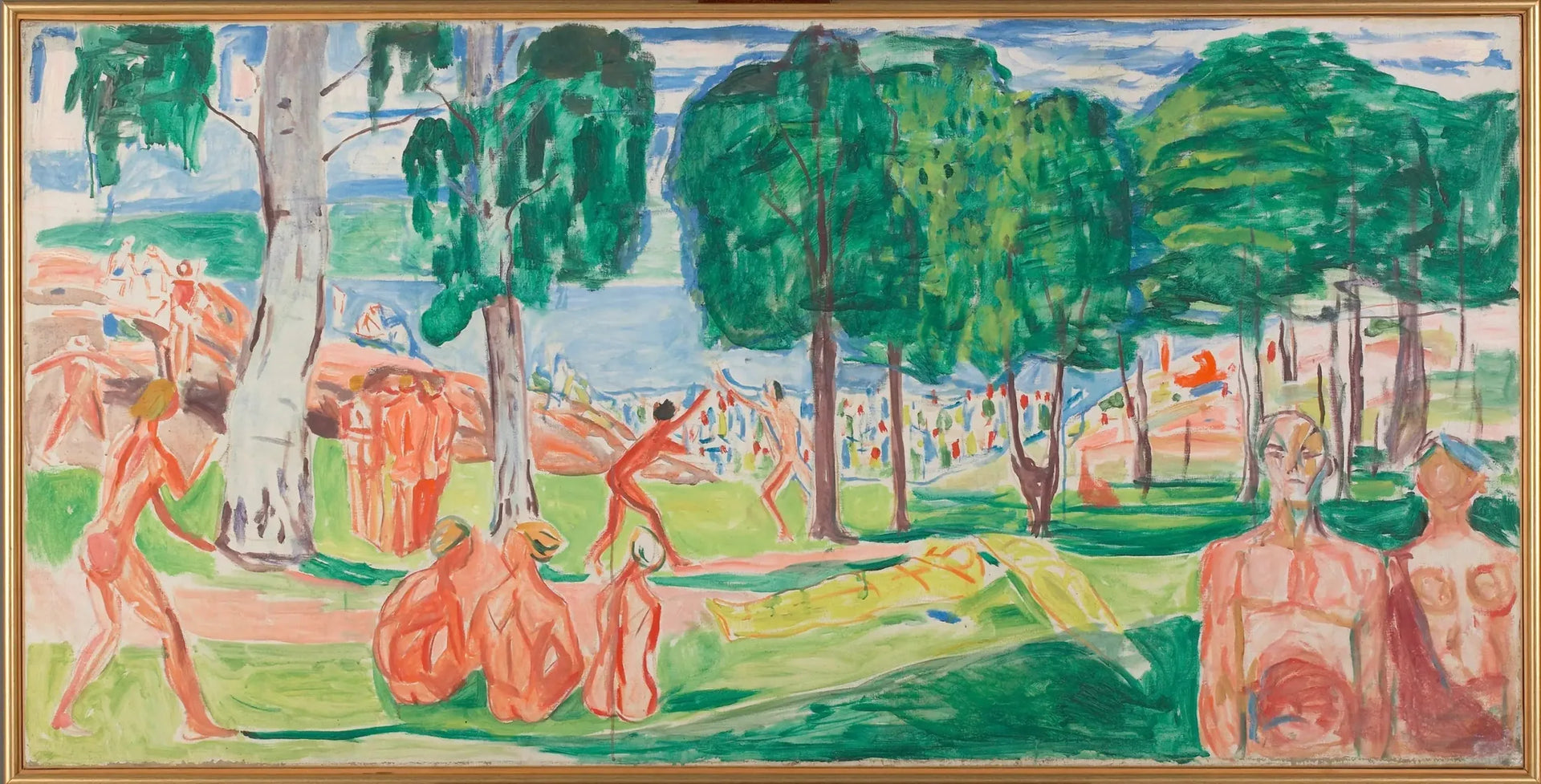 Plage - Edvard Munch image 1 tableau peint à l’huile sur toile