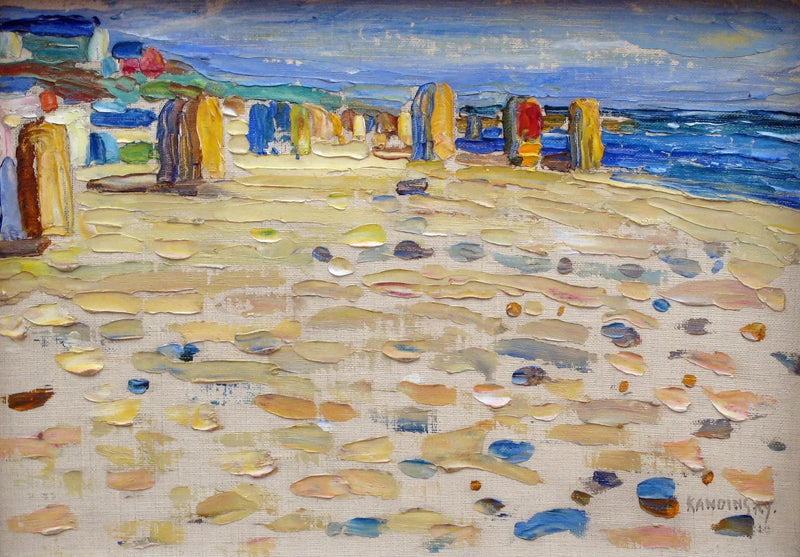 Plage en Hollande - Vassily Kandinsky