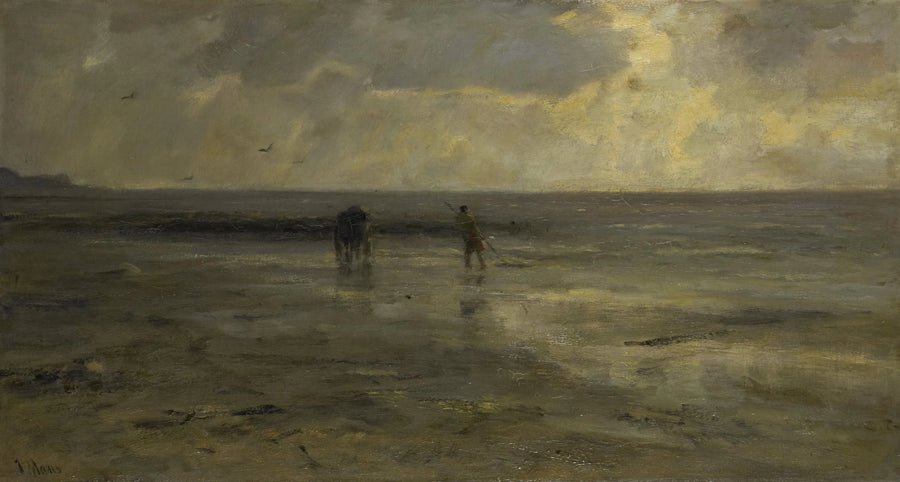 Plage le soir - Jacob Maris