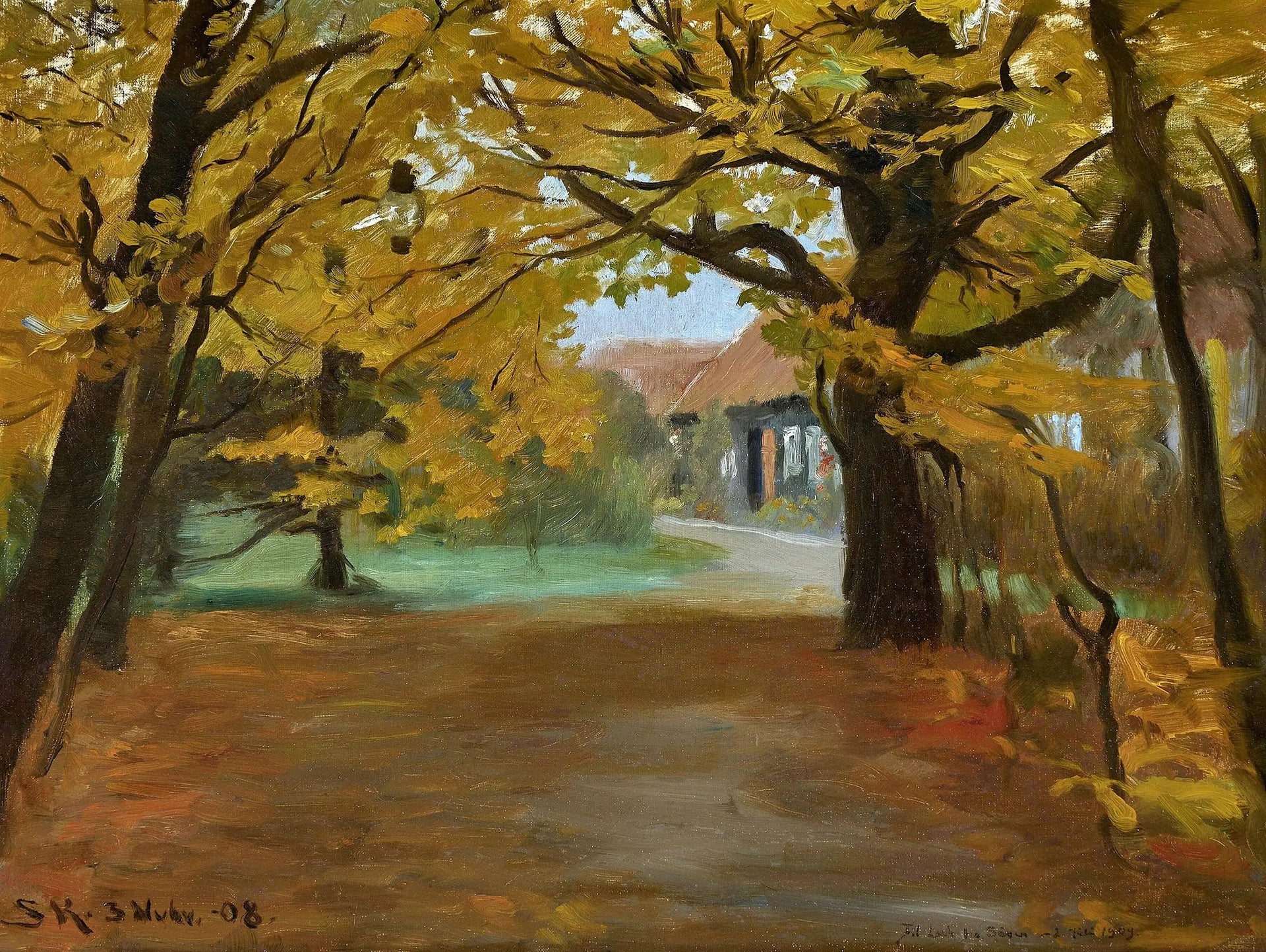 Plantation de Skagen. - Peder Severin Krøyer image 1 tableau peint à l’huile sur toile