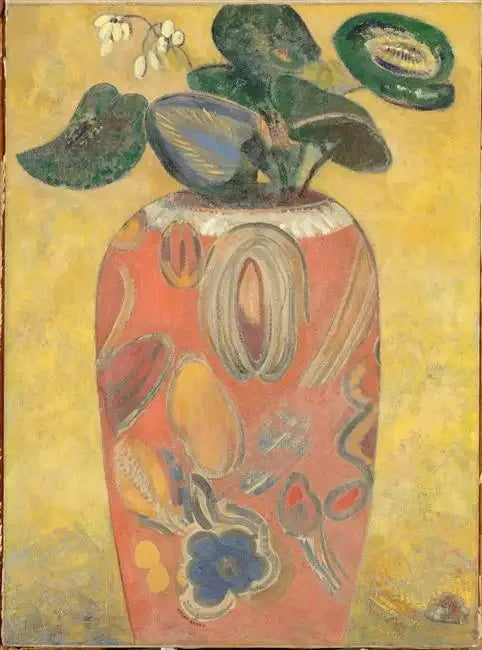 Plante verte dans une urne - Odilon Redon image 1 reproduction réalisée par Alpha Reproduction