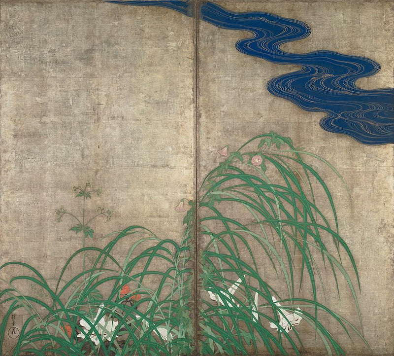 Plantes fleuries d’été et d’automne - Sakai Hōitsu