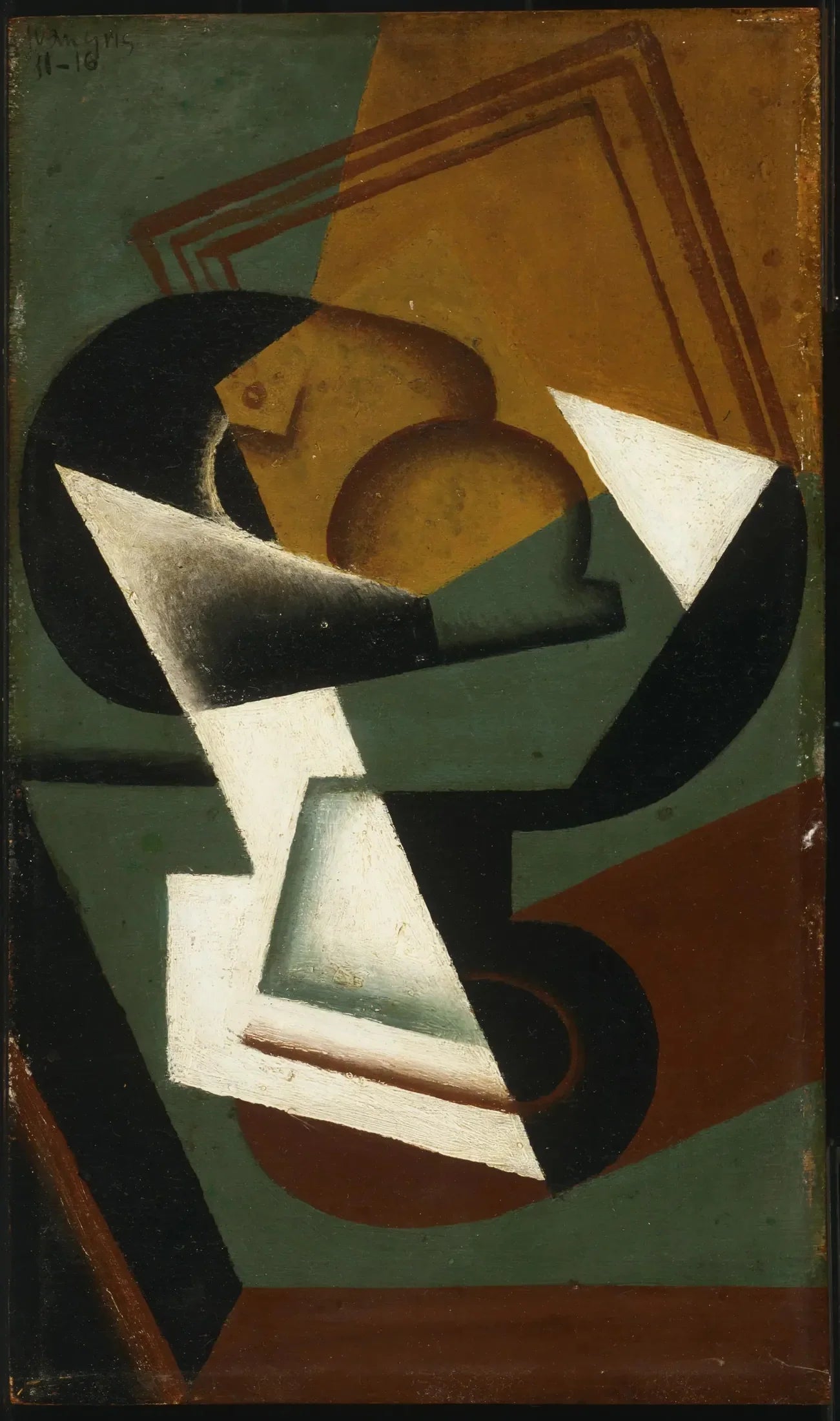 Plat de fruits - Juan Gris image 1 reproduction d’œuvre d’art à l’huile