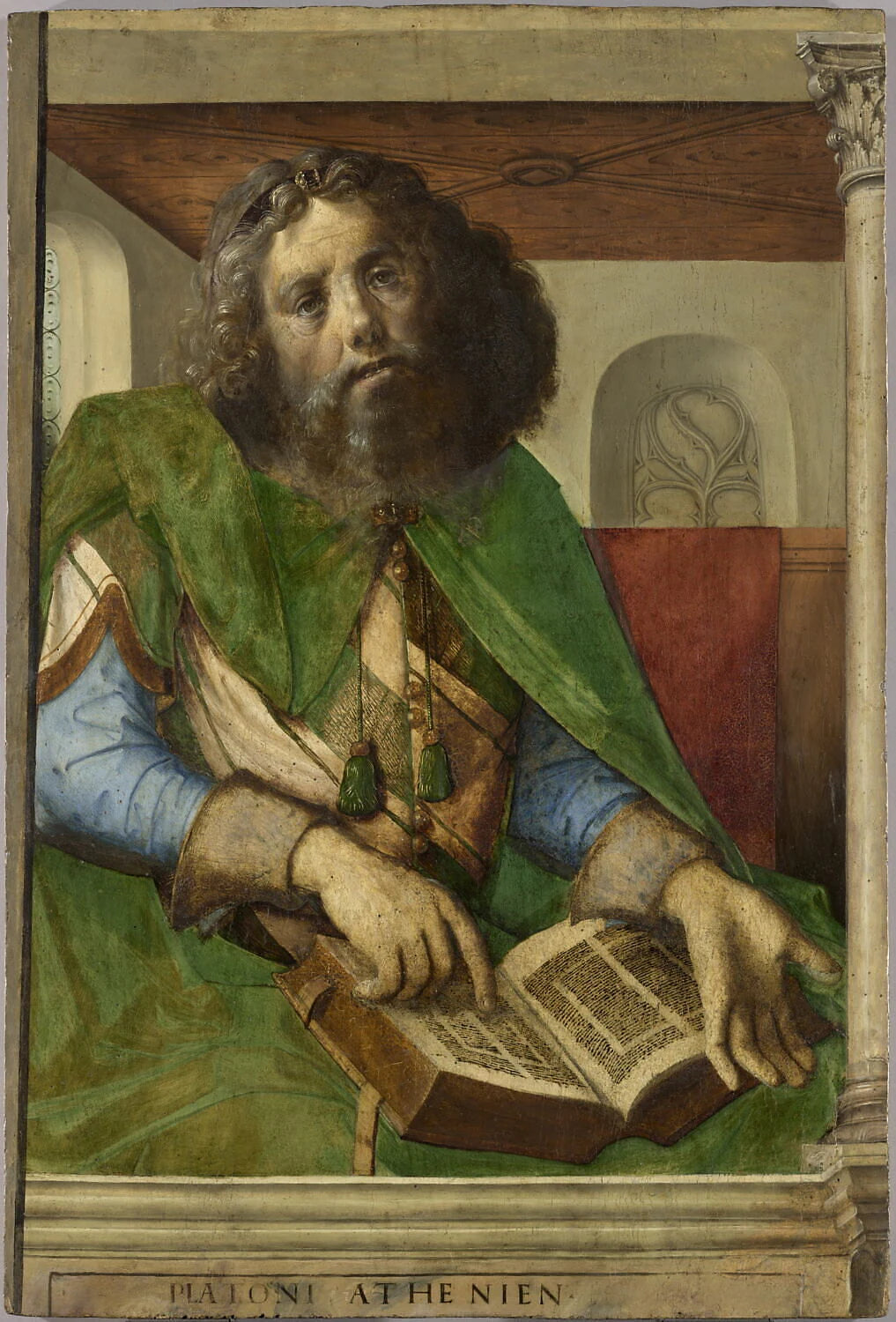 Platon (429-347 av. J. C.), philosophe grec - Pedro Berruguete