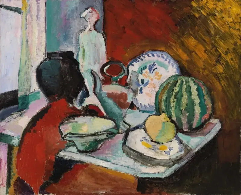 Plats et Melon (Assiettes et melon) - Henri Matisse