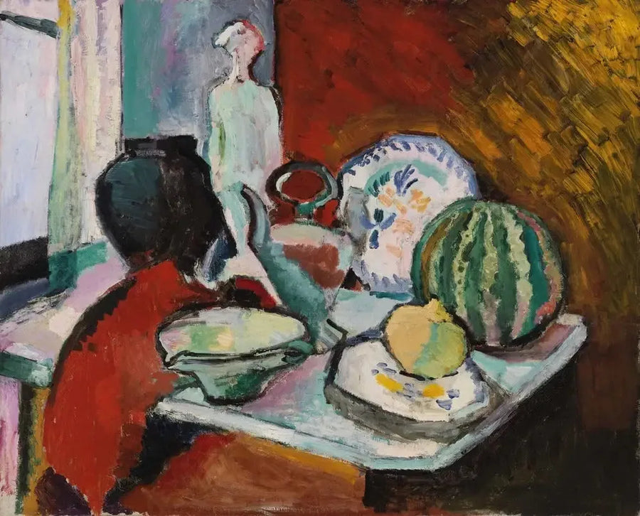 Plats et Melon (Assiettes et melon) - Henri Matisse