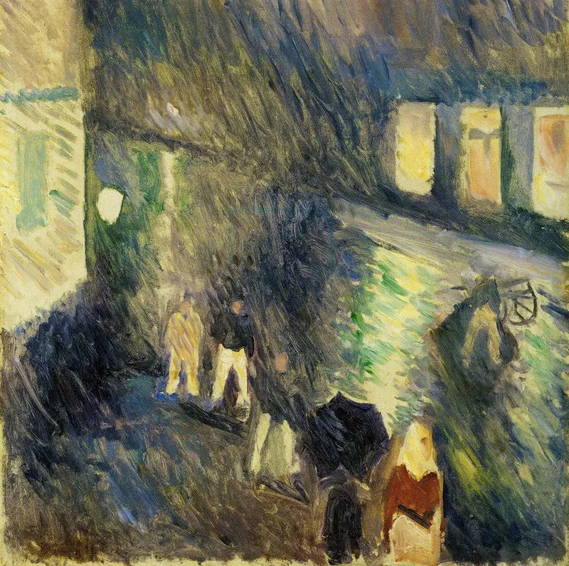 Pluie d'automne - Edvard Munch