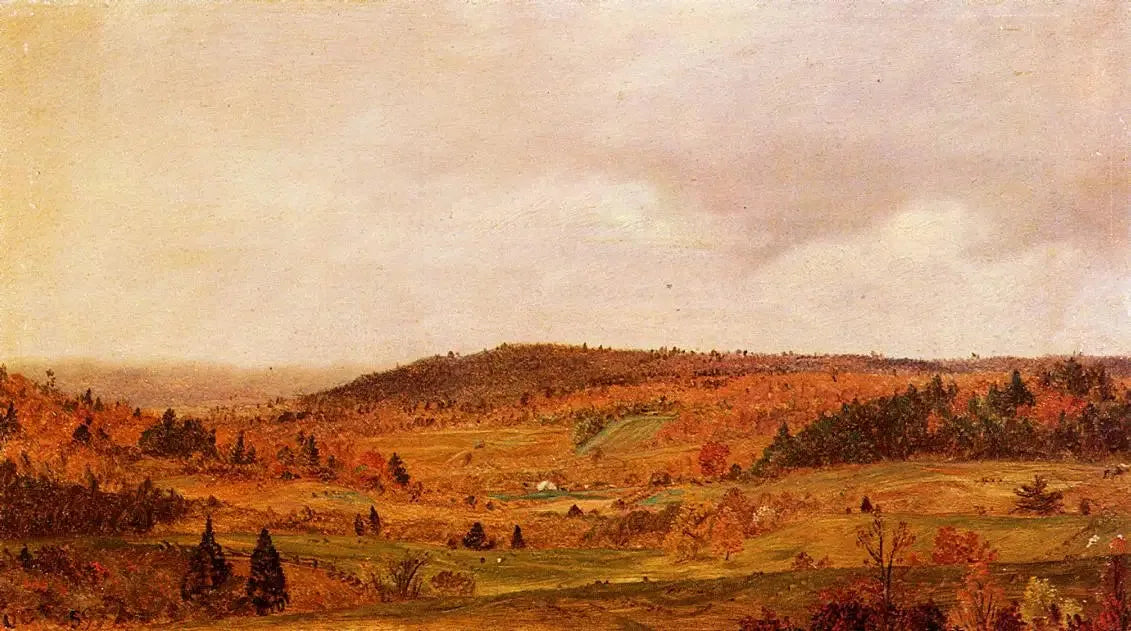 Pluie d'automne - Frederic Edwin Church image 1 reproduction artisanale de tableau