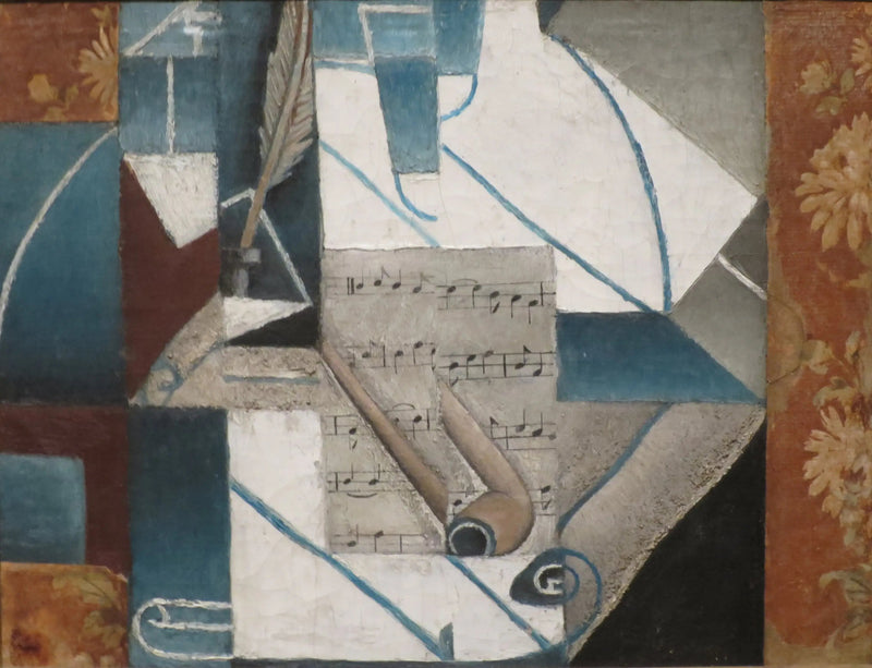 Plume et pipe - Juan Gris