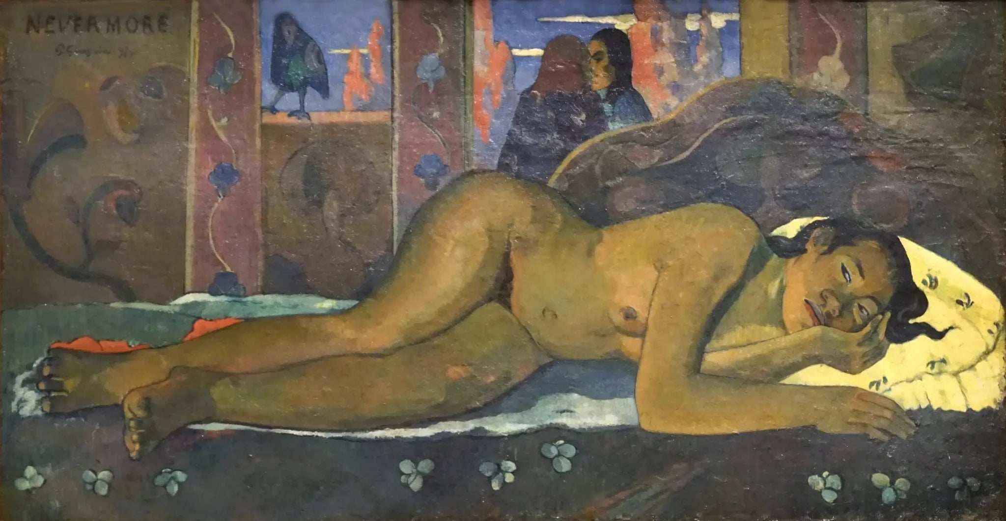 Plus jamais - Paul Gauguin image 1 reproduction d’œuvre d’art à l’huile