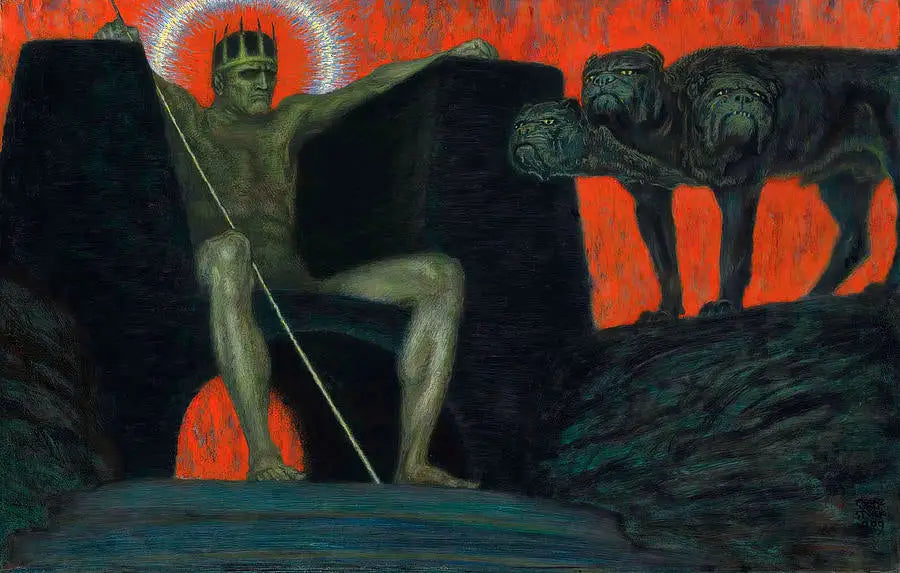 Pluton - Franz von stuck image 1 reproduction réalisée par Alpha Reproduction