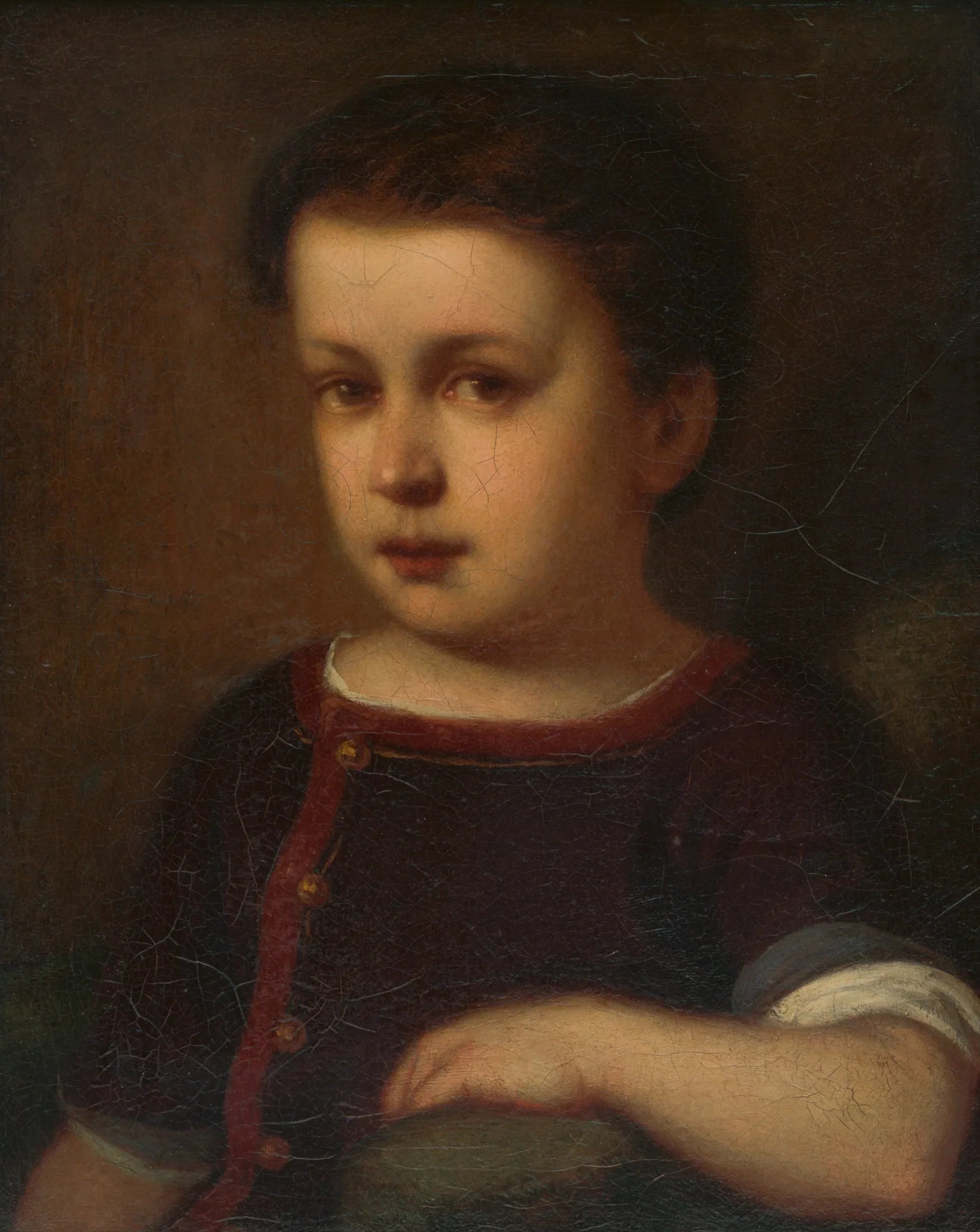 Podobizeň dieťaťa - Gyula Benczúr image 1 copie de tableau peinte à la main