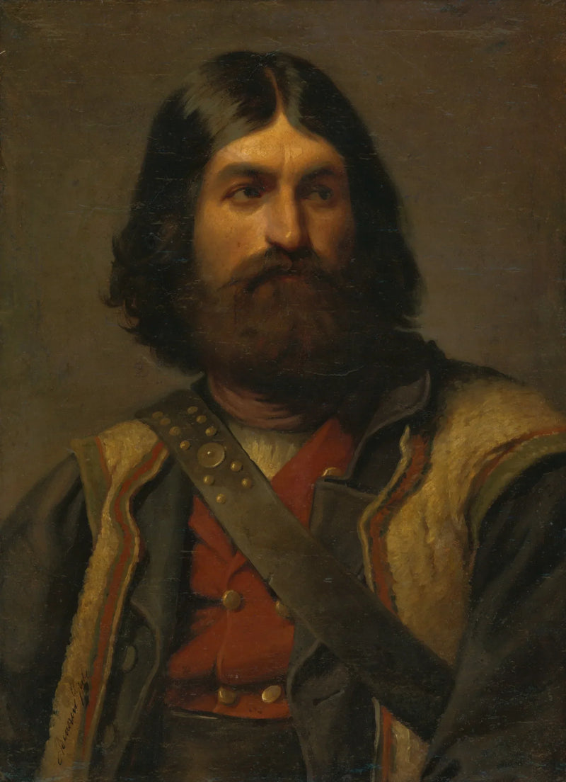 Podobizeň muža s bradou - Gyula Benczúr