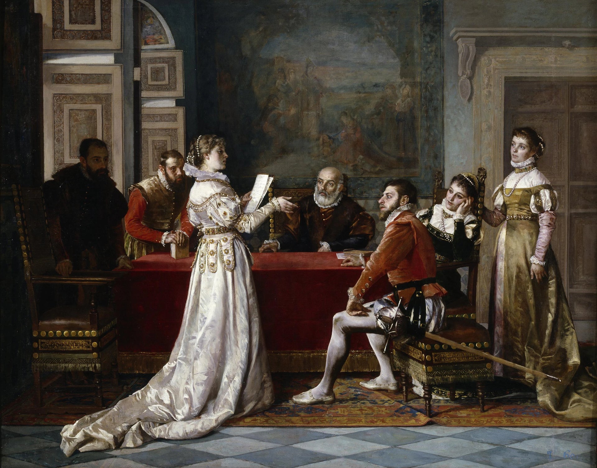 La poétesse - Francisco Jover Casanova