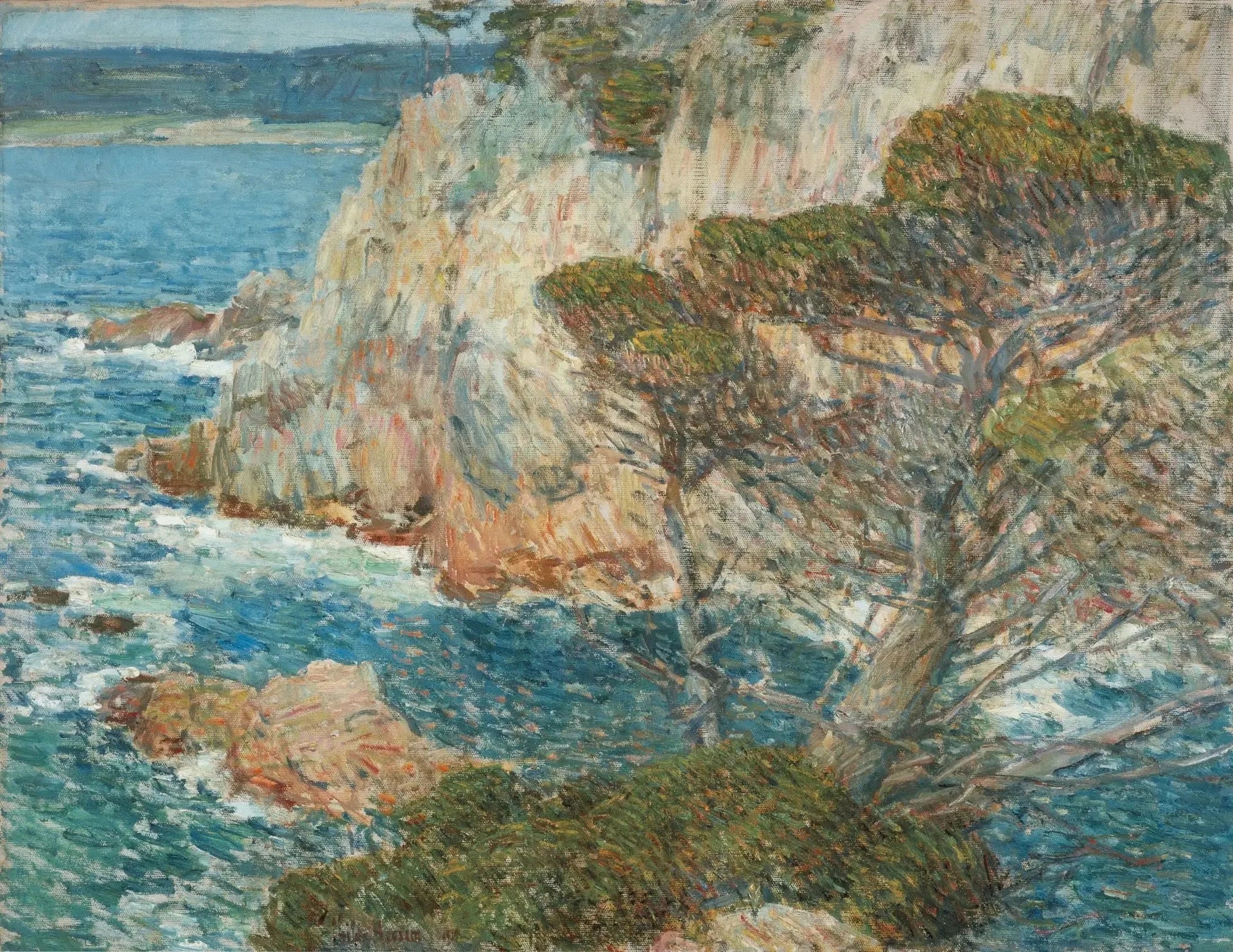 Point Lobos, Carmel - Childe Hassam image 1 copie peinte à la main à l’huile