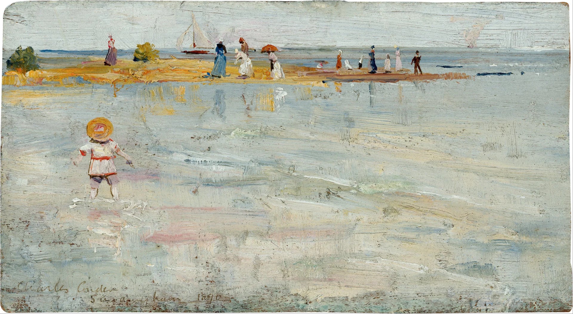Pointe Ricketts, Beaumaris - Charles Conder image 1 tableau peint à l’huile sur toile