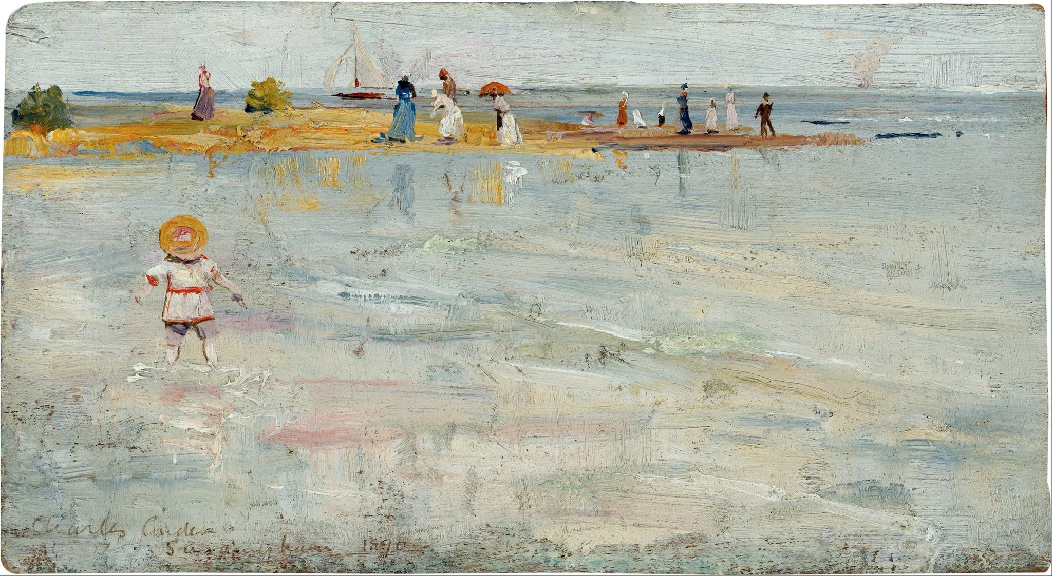 Pointe Ricketts, Beaumaris - Charles Conder image 1 tableau peint à l’huile sur toile