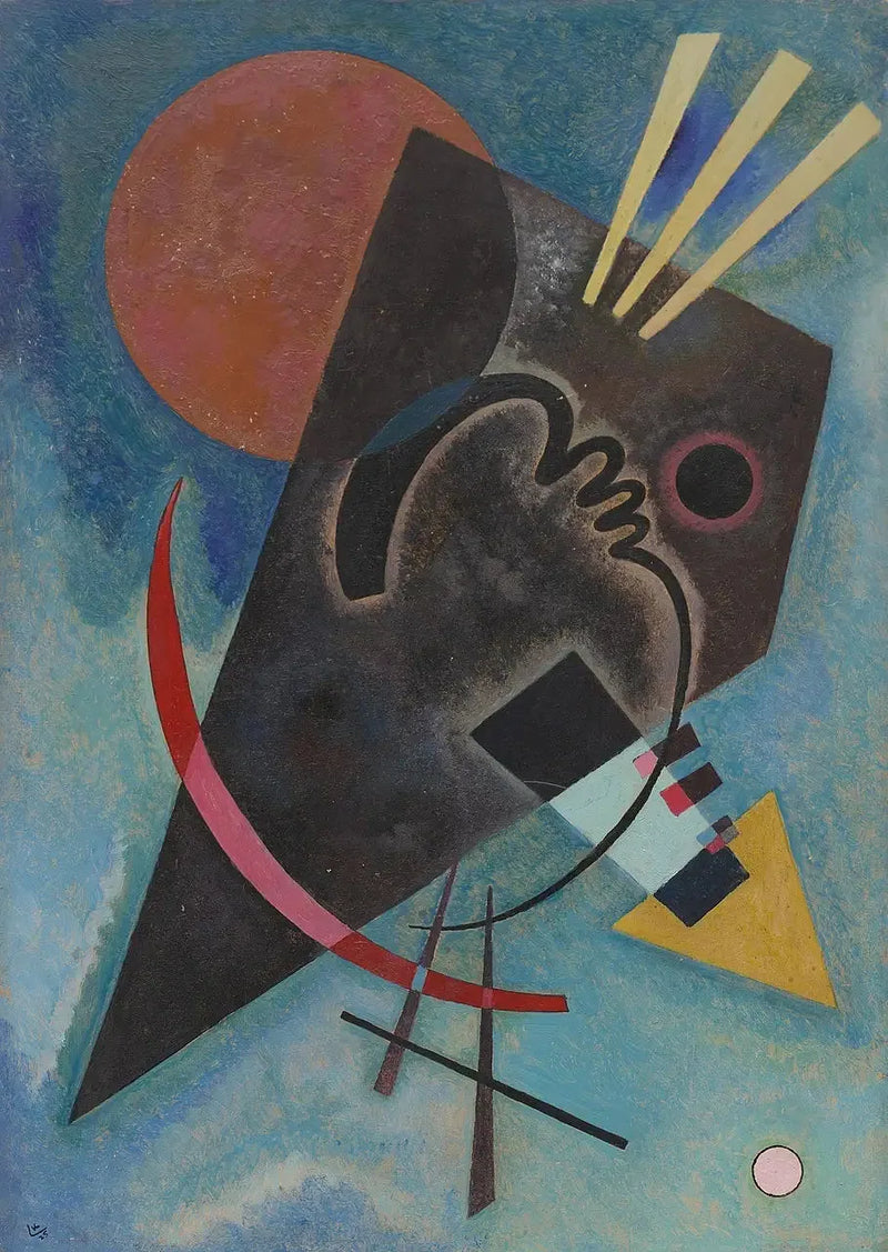 Pointu et rond - Vassily Kandinsky