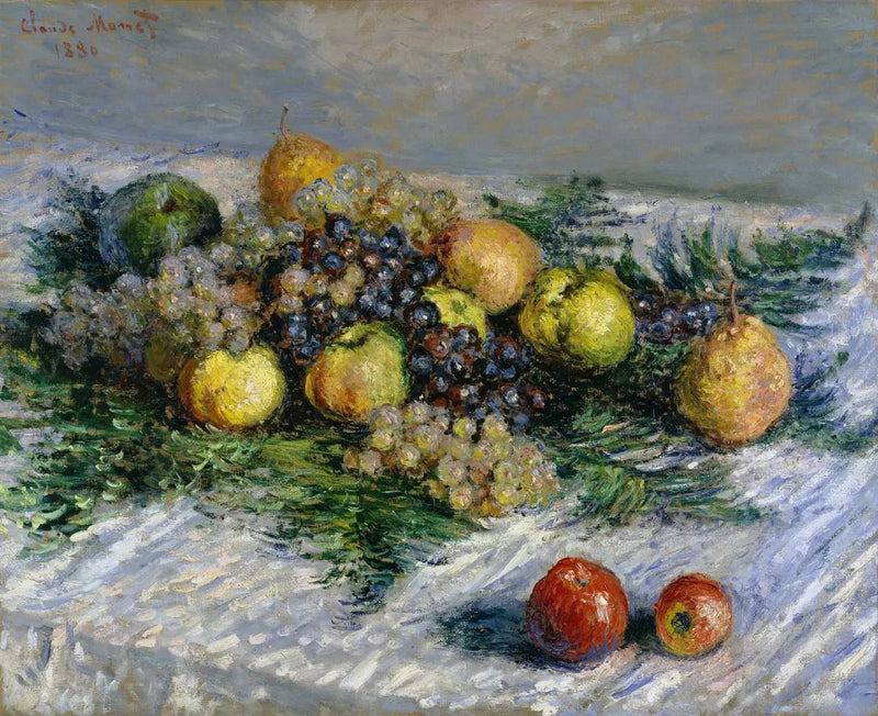 Poires et Raisins - Claude Monet