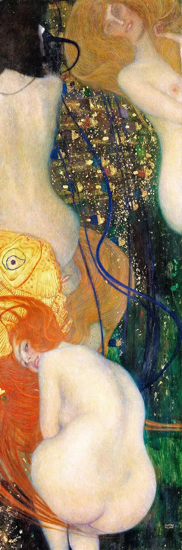 Poisson rouge - Gustav Klimt image 1 reproduction de peinture à l’huile