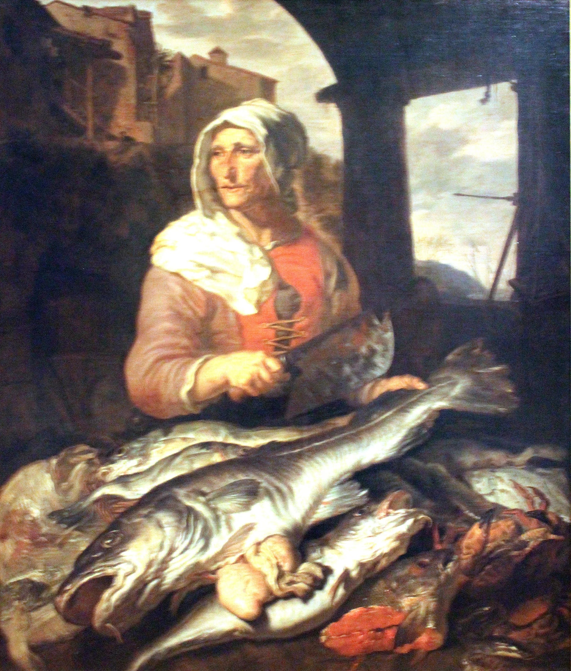 poissonnière - Joachim von Sandrart image 1 copie de tableau peinte à la main