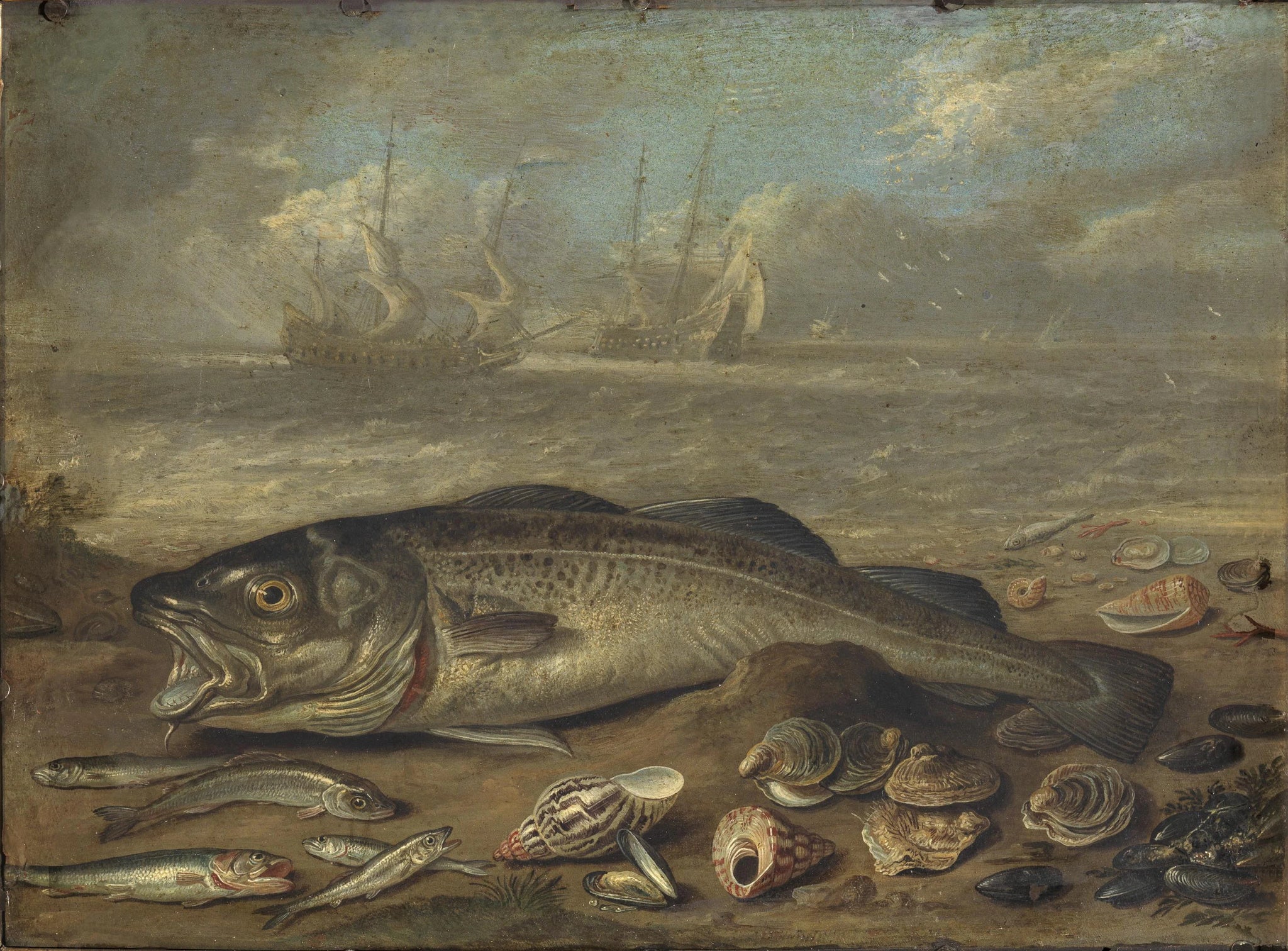 Poissons et fruits de mer - Jan van Kessel